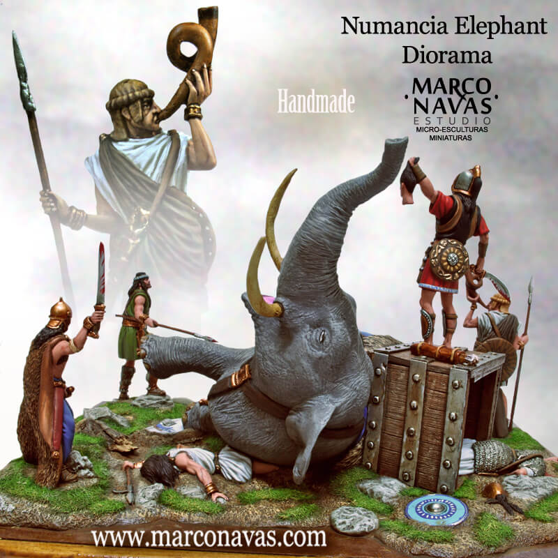 Elefante diorama